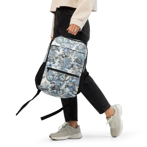 Tortoise Timepiece on a Utility Backpack