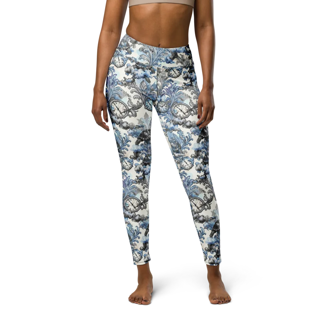 Tortoise Timepiece on Yoga Leggings — Front