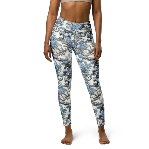 Tortoise Timepiece on a Yoga Leggings