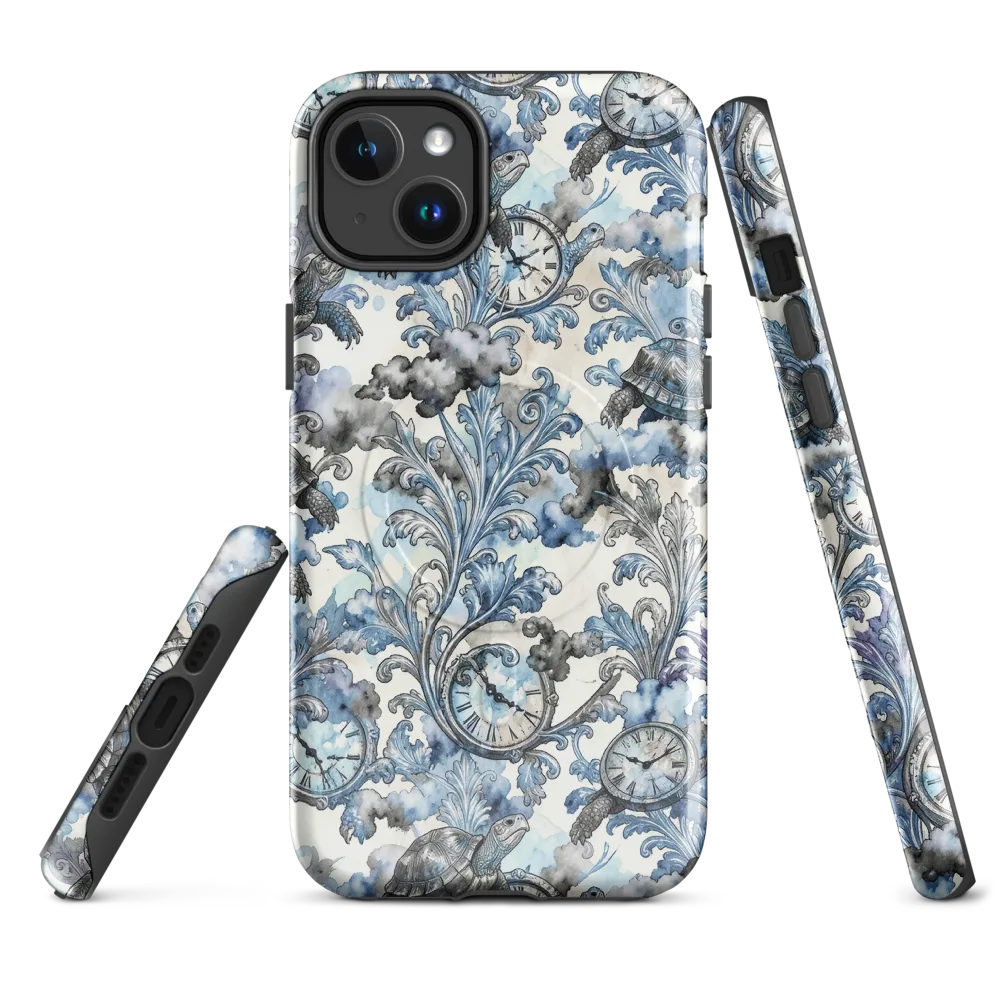 Tortoise Timepiece on MagSafe Tough Case for iPhone® — Front