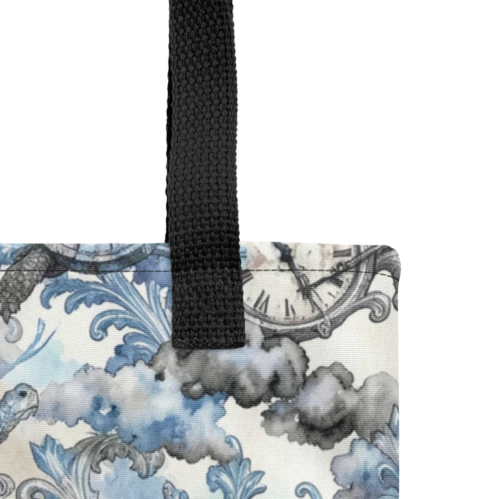 Tortoise Timepiece on Tote Bag — Product details