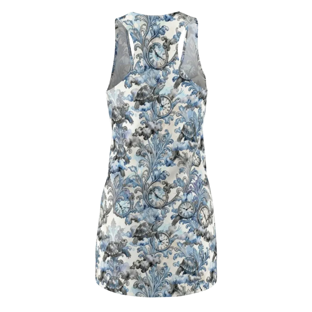 Tortoise Timepiece on Racerback Dress — Back