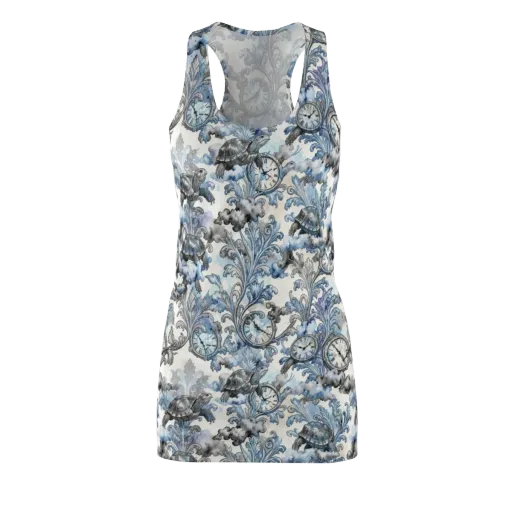Tortoise Timepiece on a Racerback Dress