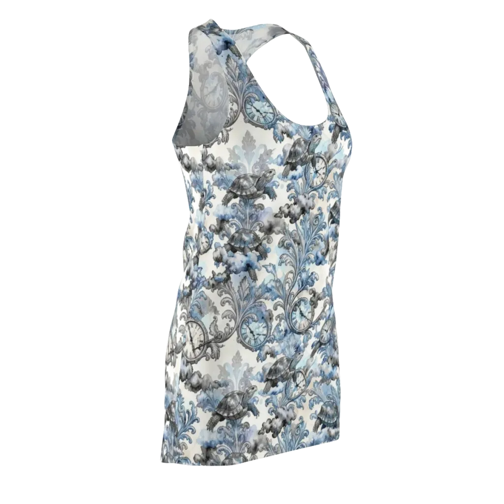 Tortoise Timepiece on Racerback Dress — Front Side