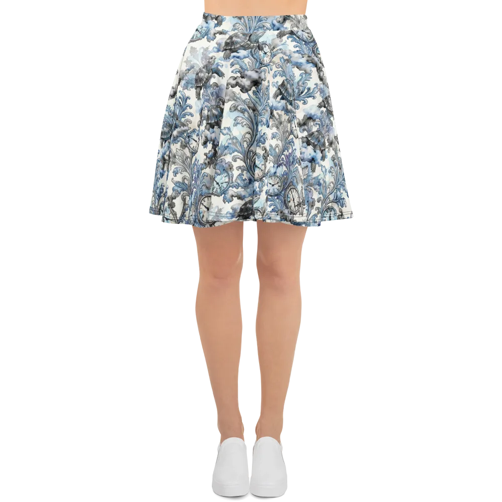 Tortoise Timepiece on Skater Skirt — Front