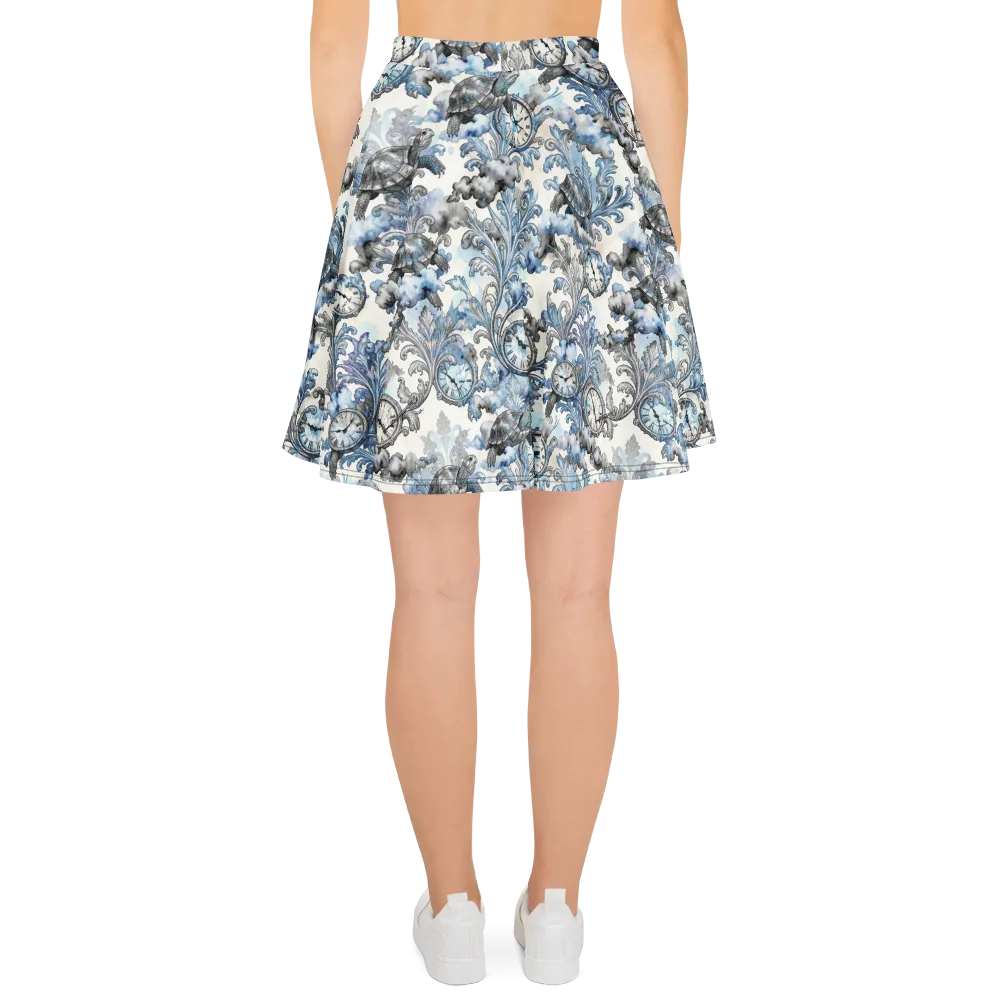 Tortoise Timepiece on Skater Skirt — Back