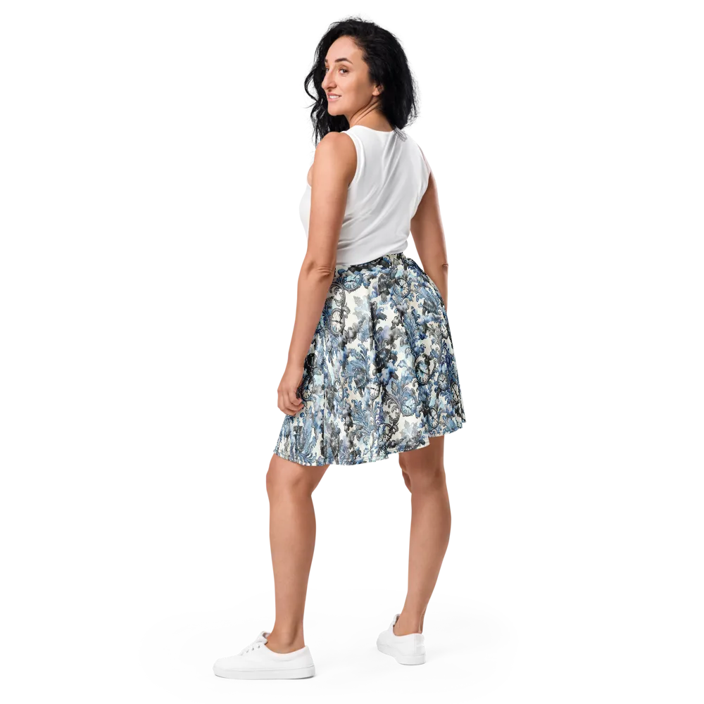 Tortoise Timepiece on Skater Skirt — Back