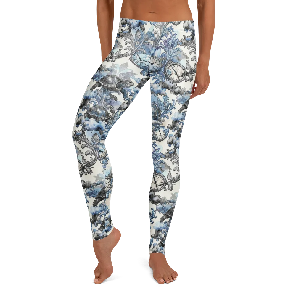 Tortoise Timepiece on Leggings — Front