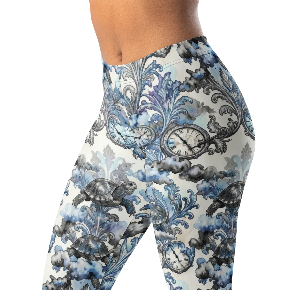 Tortoise Timepiece on Leggings — Left Front