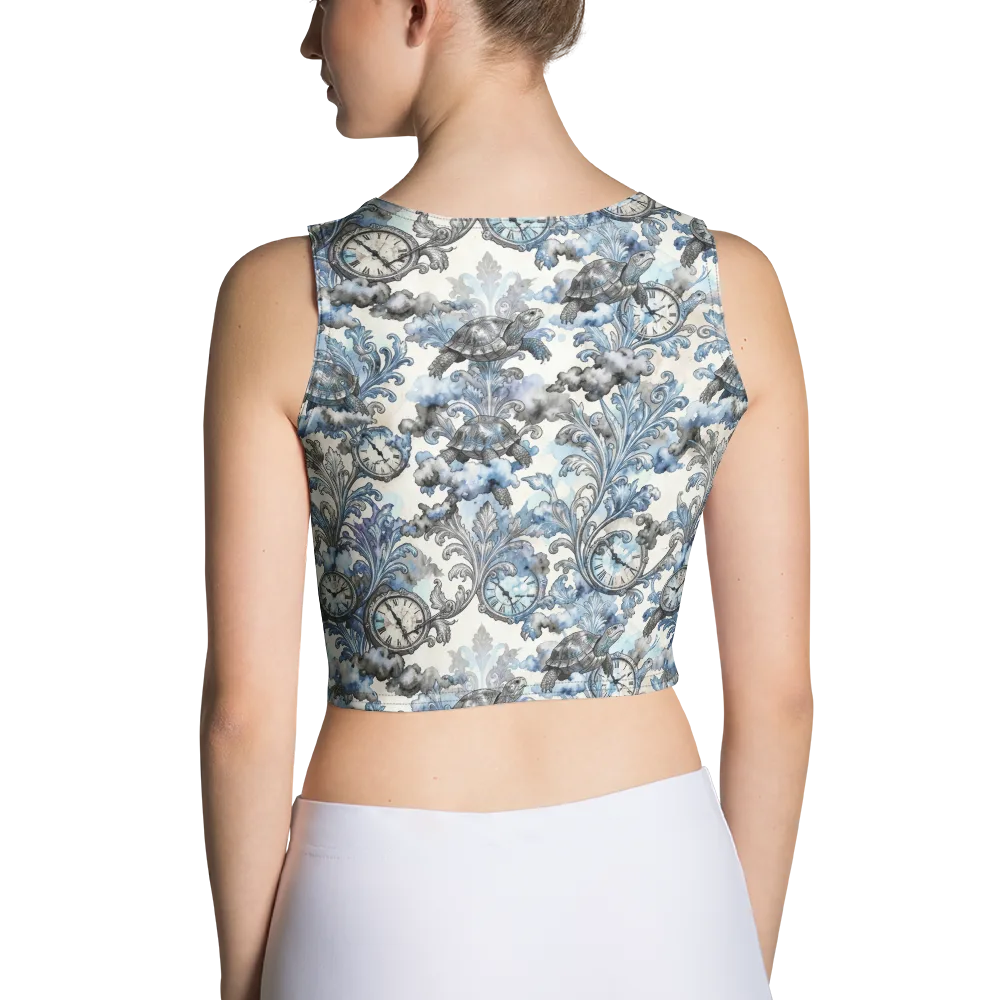 Tortoise Timepiece on Crop Top — Back