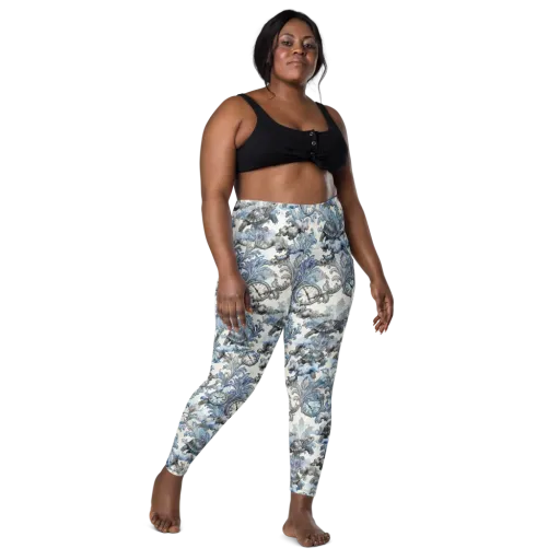 Tortoise Timepiece on a Leggings with Pockets