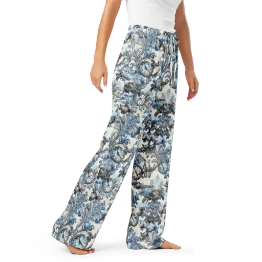 Tortoise Timepiece on a Women's Pajama Pants