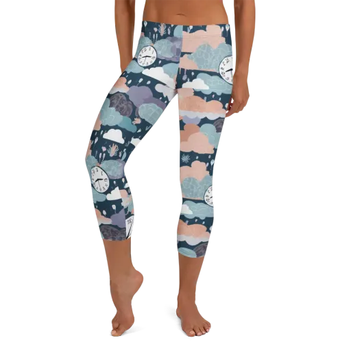 Dreamtime Almanac on a Capri Leggings