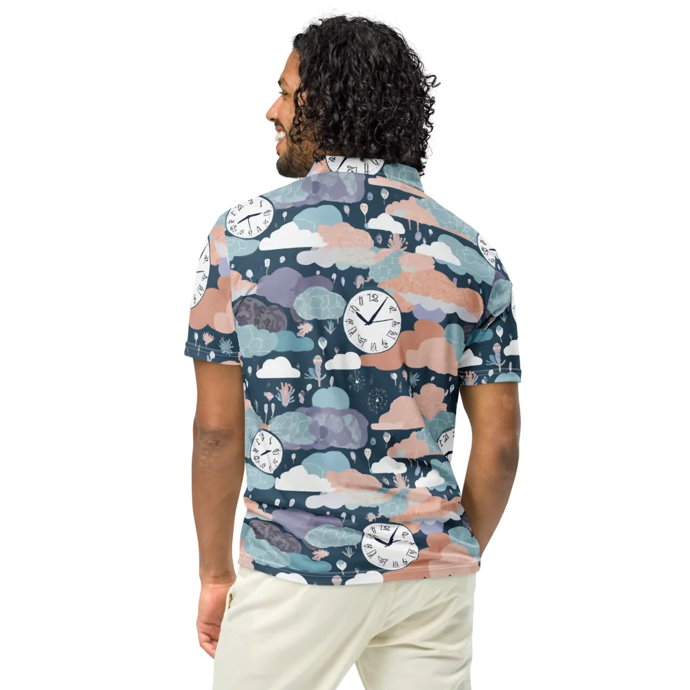 Dreamtime Almanac on Men's Slim Fit Polo Shirt — Back