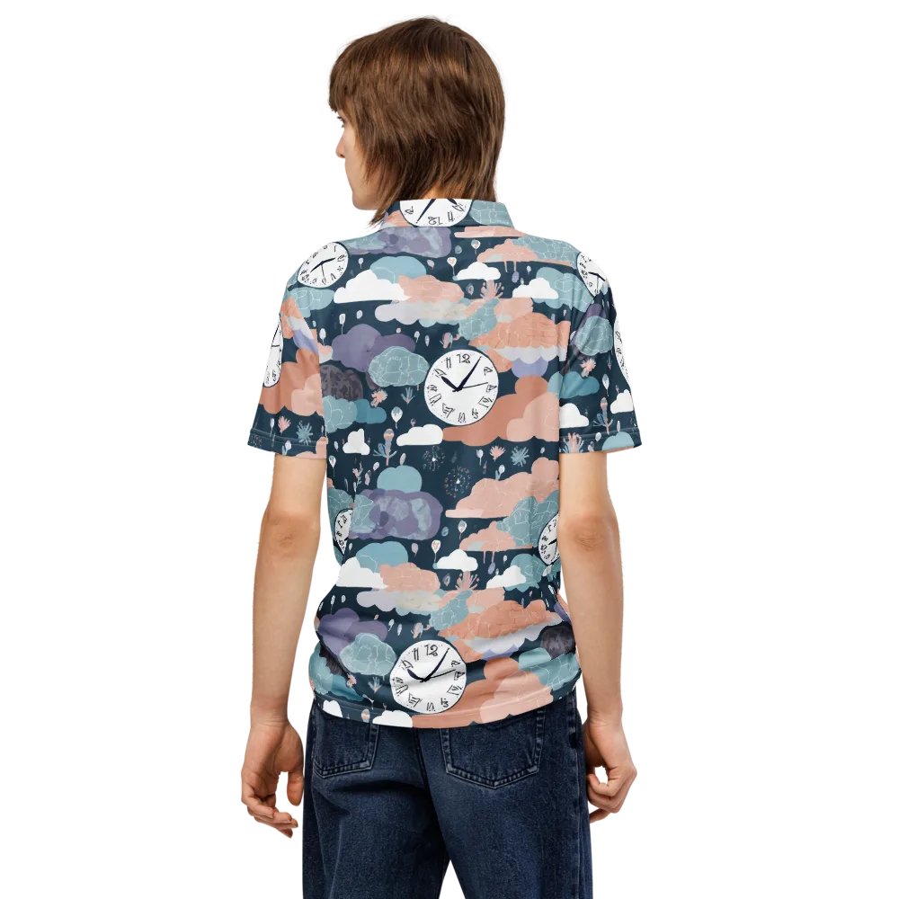 Dreamtime Almanac on Men's Slim Fit Polo Shirt — Back