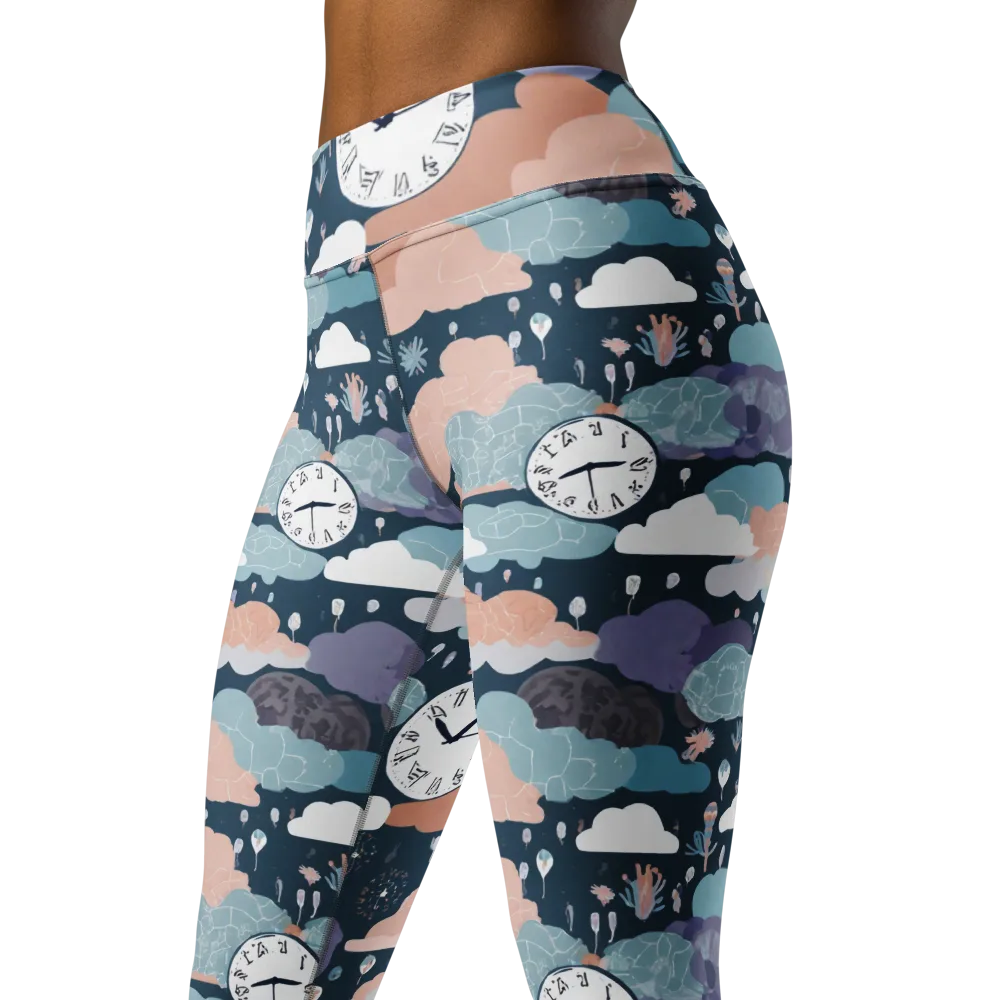 Dreamtime Almanac on Yoga Leggings — Left Front