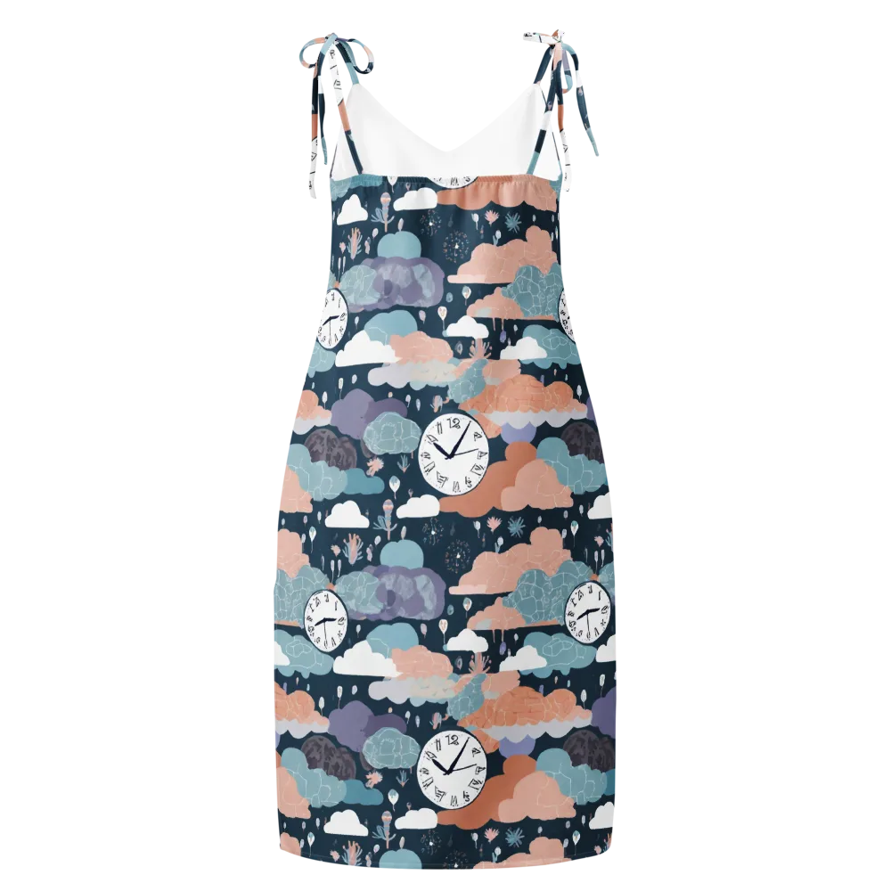 Dreamtime Almanac on Slip Dress — Back