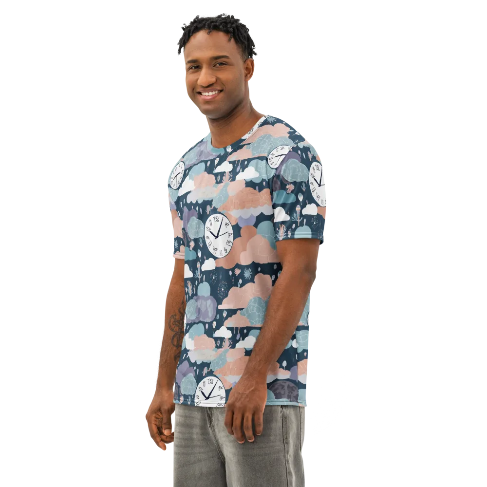 Dreamtime Almanac on Men's Cotton Crew Neck T-Shirt — Left Front
