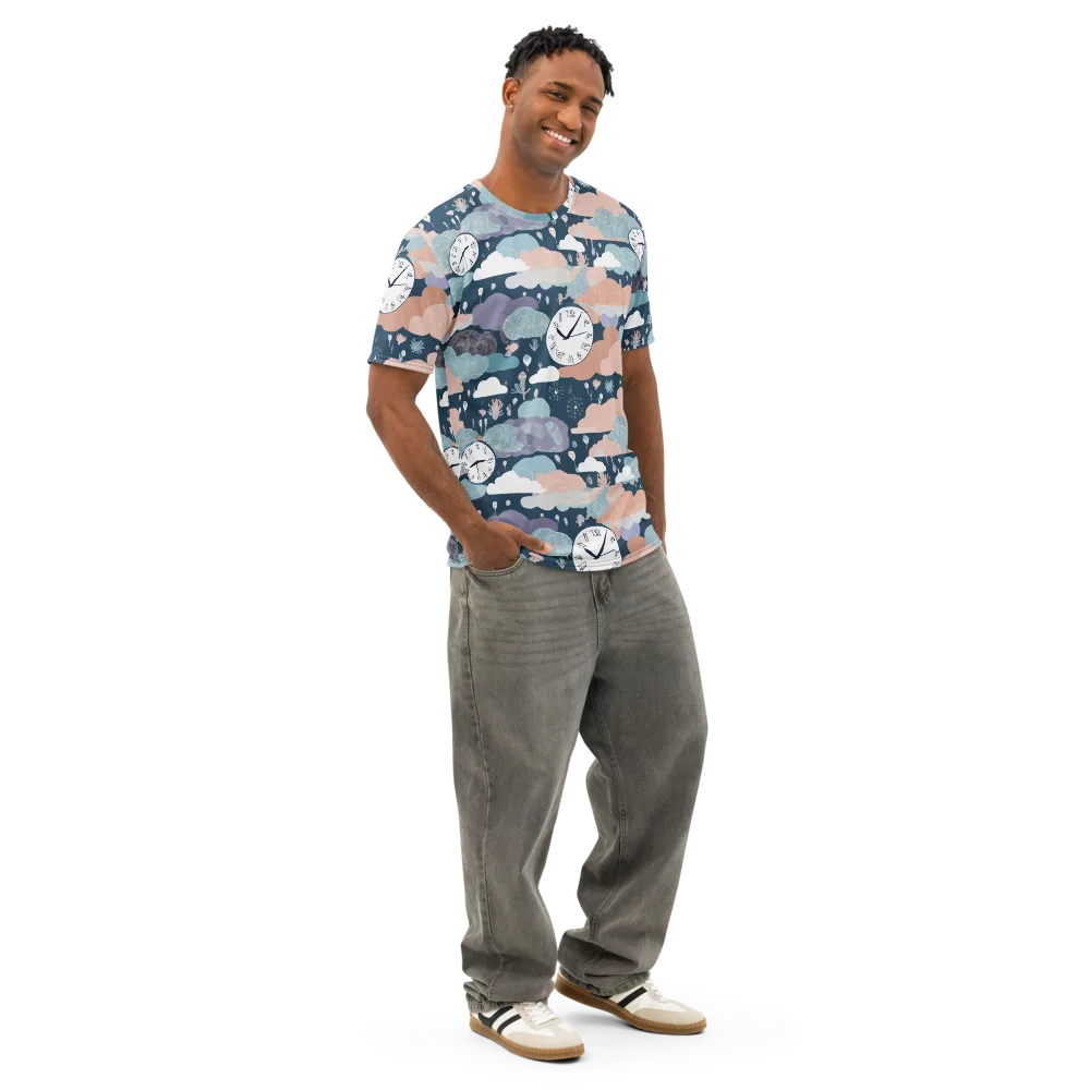 Dreamtime Almanac on Men's Cotton Crew Neck T-Shirt — Right Front