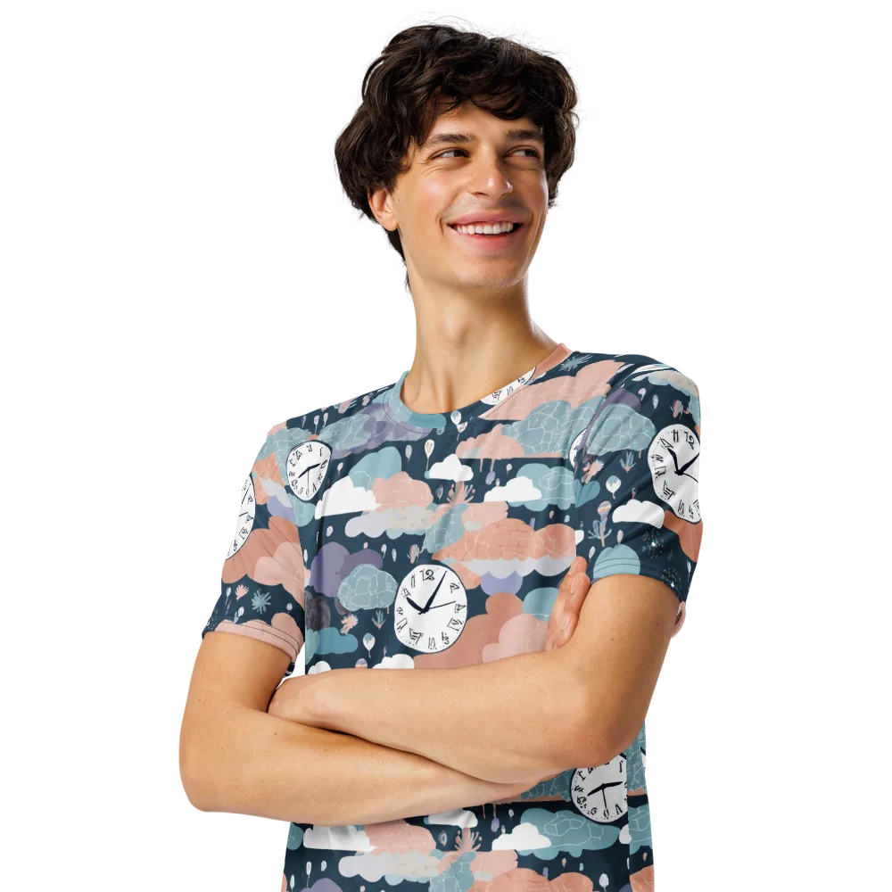 Dreamtime Almanac on Men's Crew Neck T-Shirt — Left Front