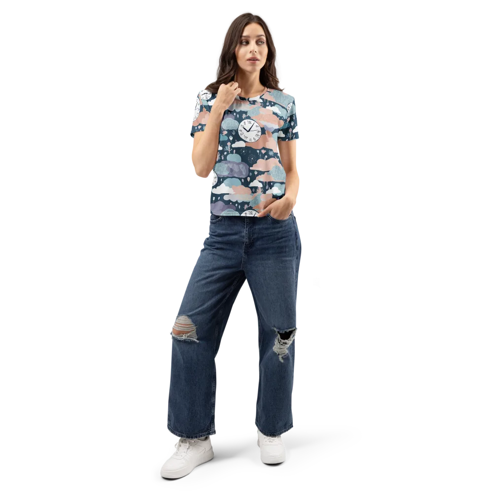 Dreamtime Almanac on Women's Crew Neck T-Shirt — Front
