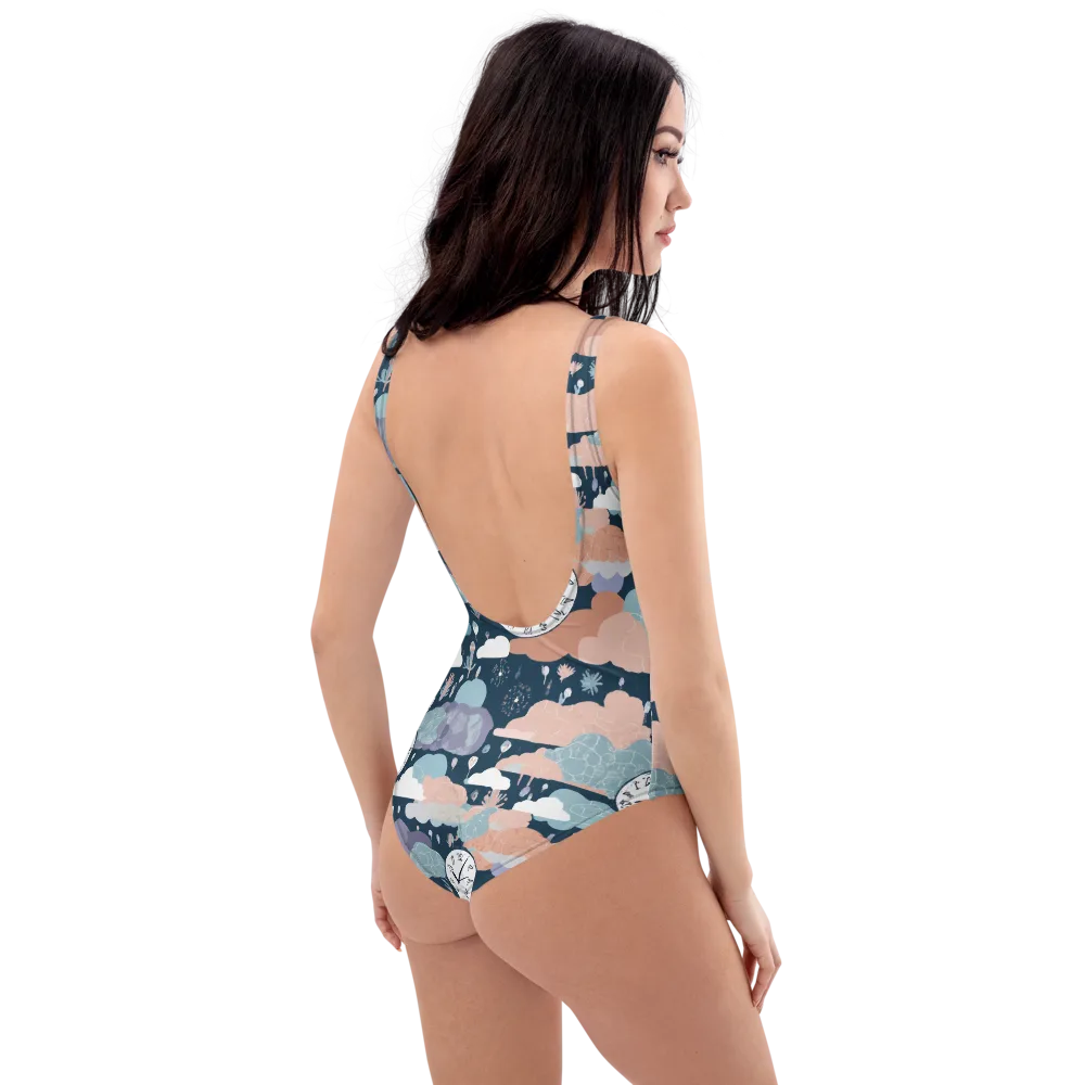 Dreamtime Almanac on One-Piece Swimsuit — Right Back