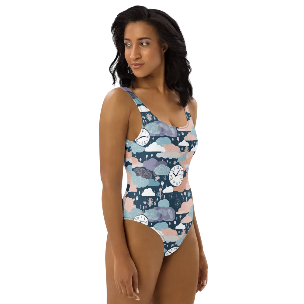 Dreamtime Almanac on One-Piece Swimsuit — Right