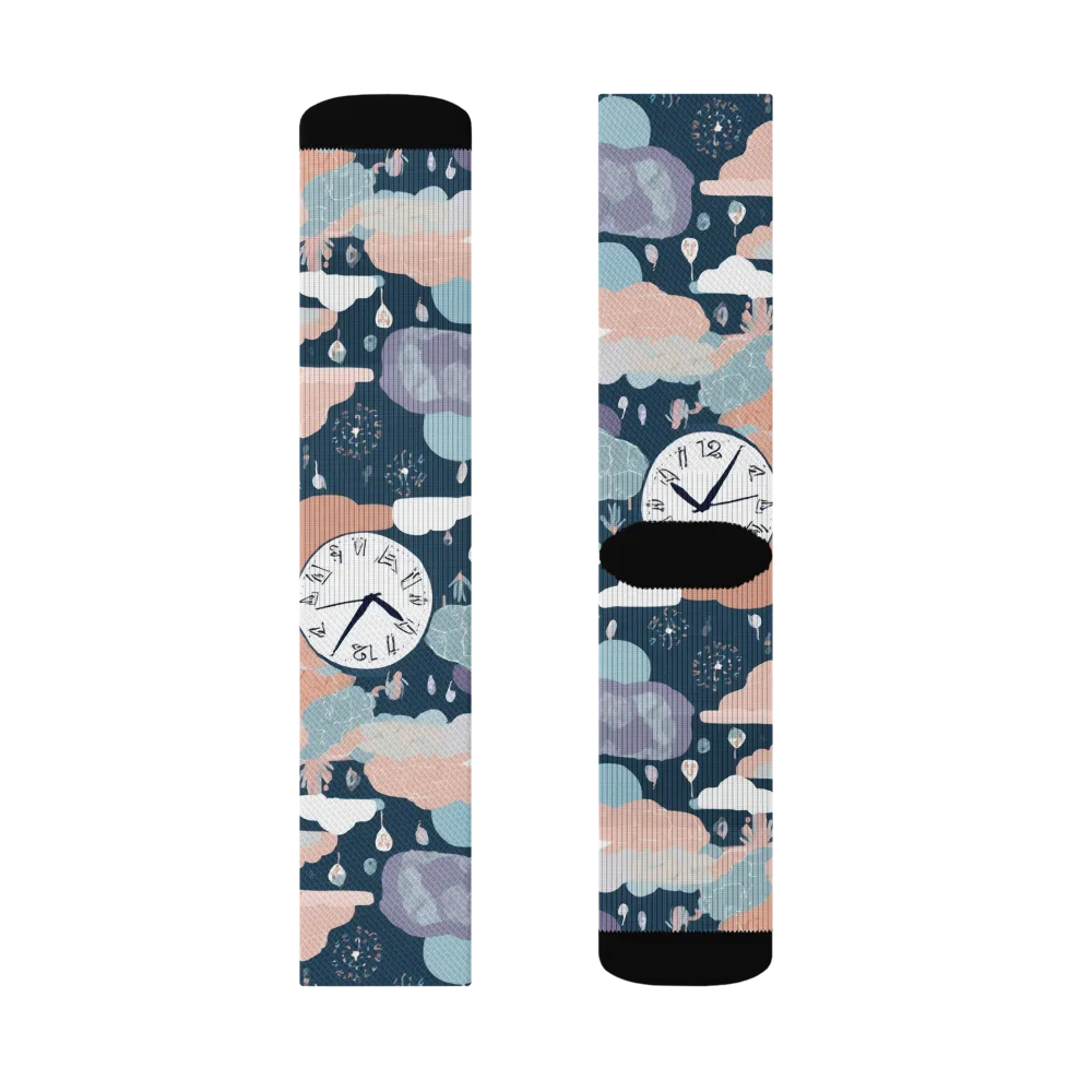 Dreamtime Almanac on Socks — Left Sock