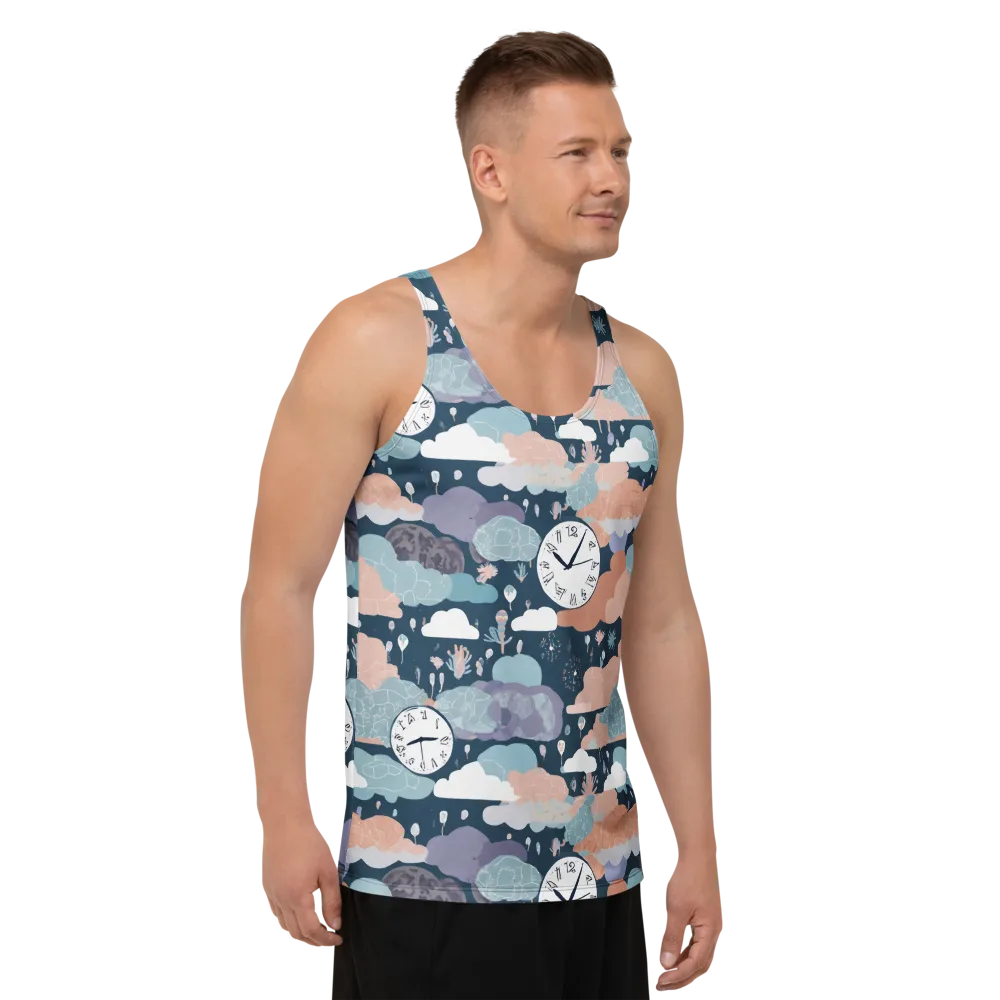 Dreamtime Almanac on Men's Tank Top — Right Front