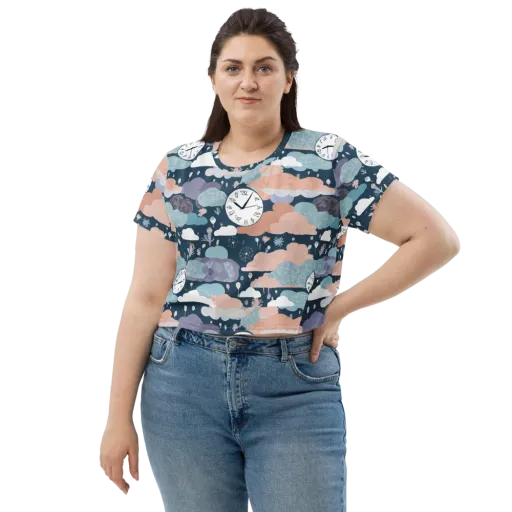 Dreamtime Almanac on a Crop Tee