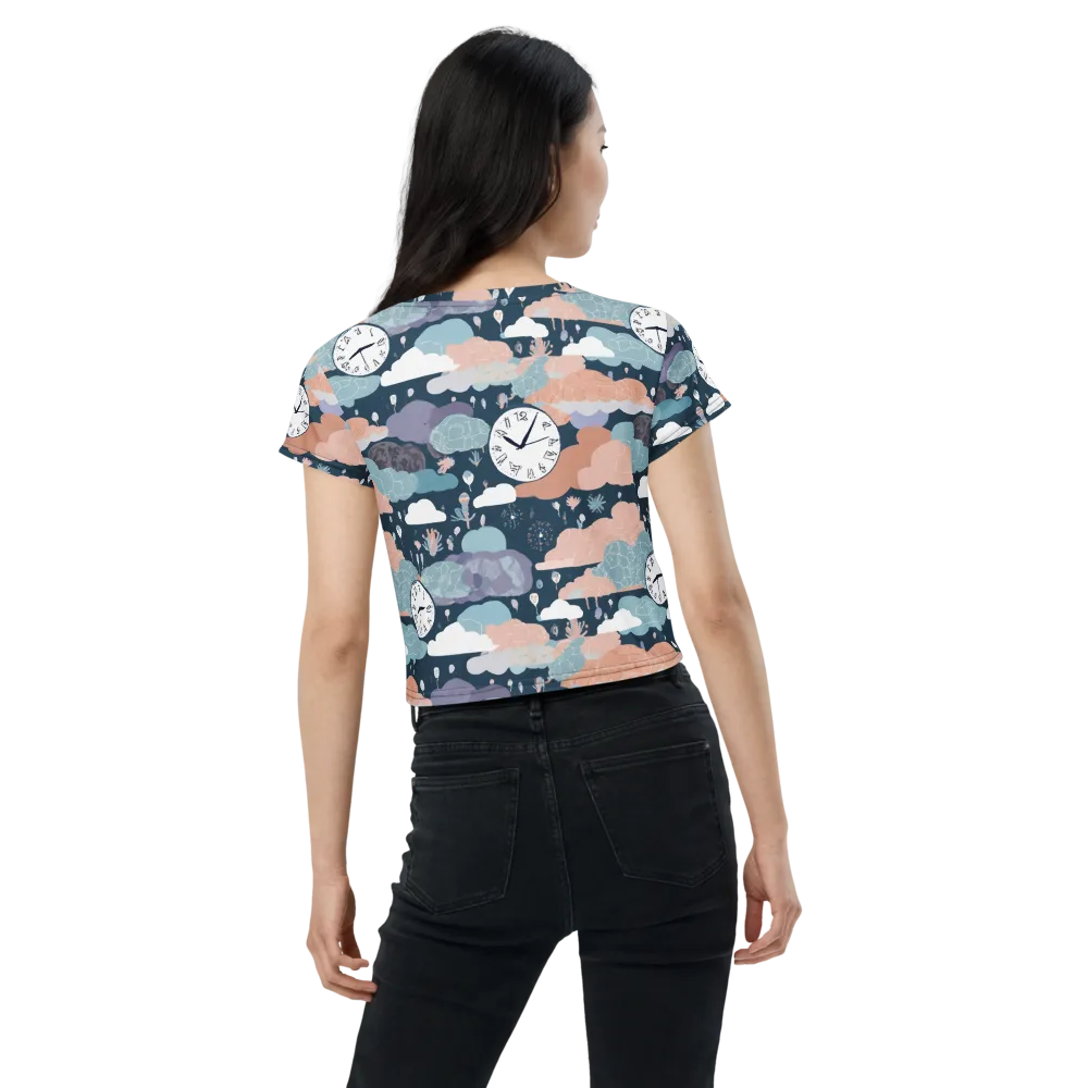 Dreamtime Almanac on Crop Tee — Back
