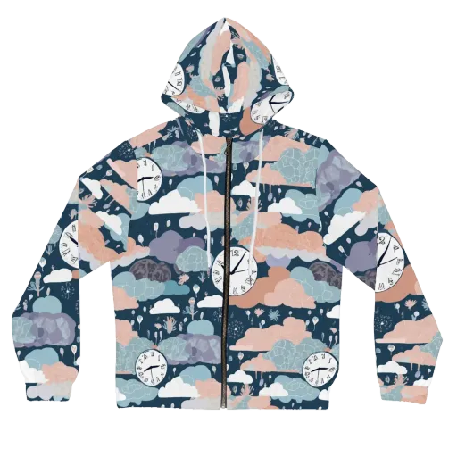 Dreamtime Almanac on a Women's Full-Zip Hoodie