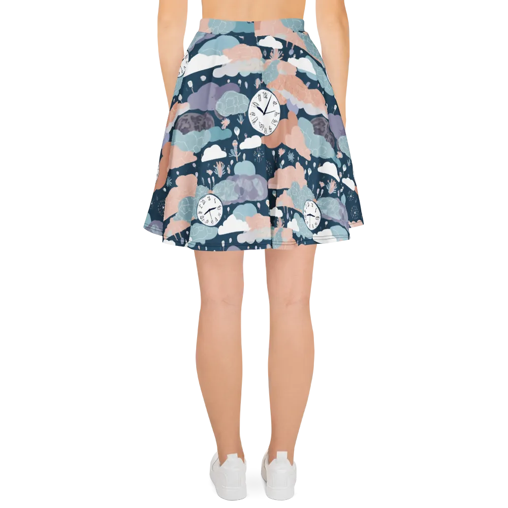 Dreamtime Almanac on Skater Skirt — Back
