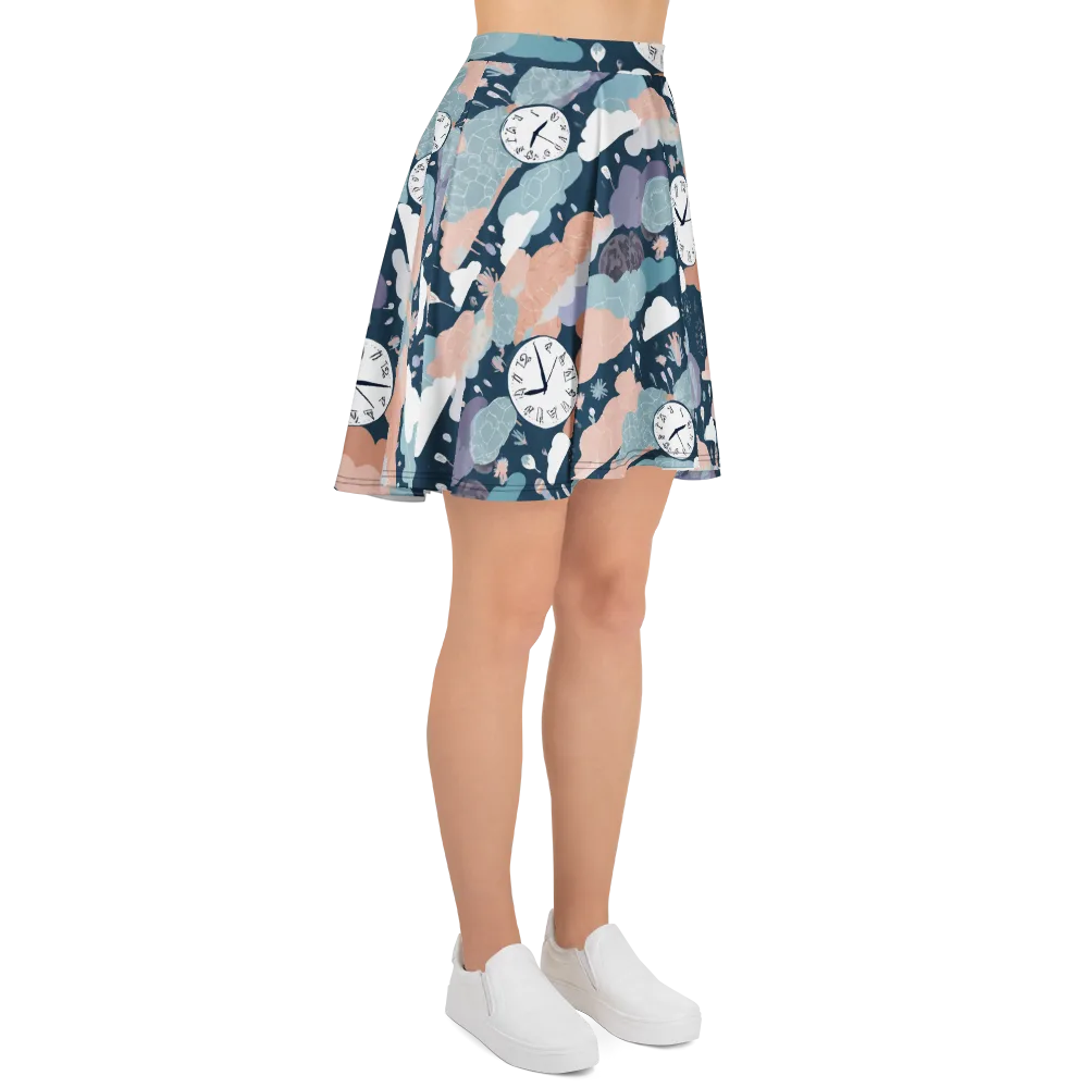 Dreamtime Almanac on Skater Skirt — Right