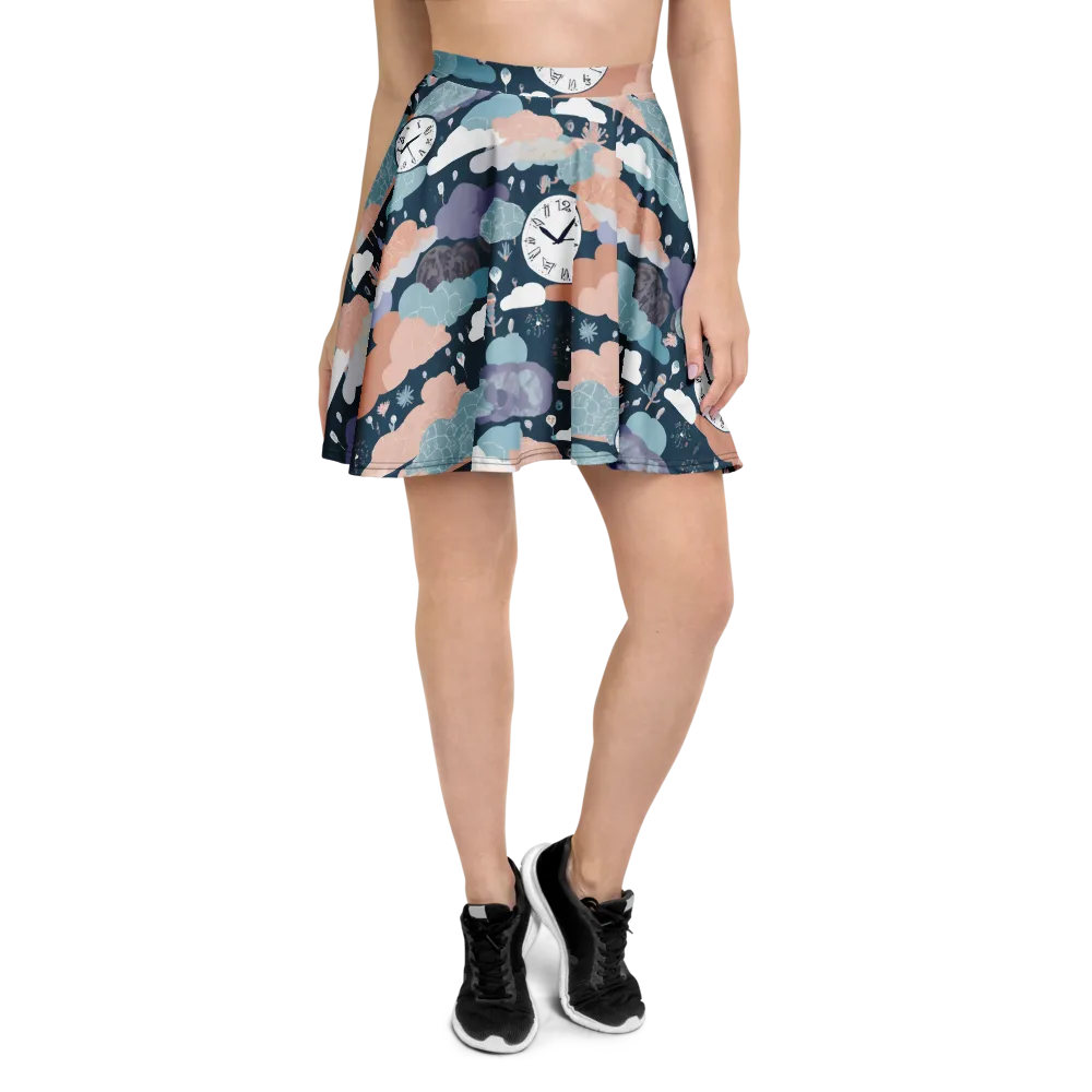 Dreamtime Almanac on Skater Skirt — Front