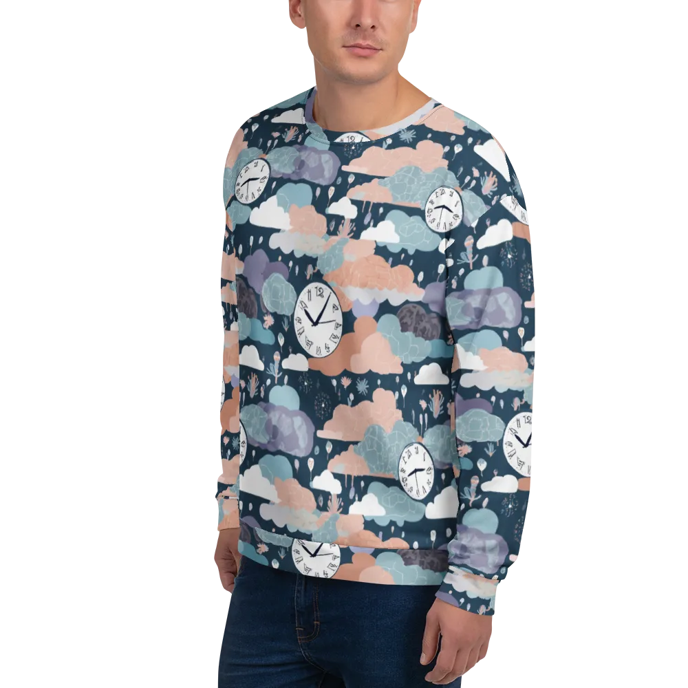 Dreamtime Almanac on Sweatshirt — Left Front