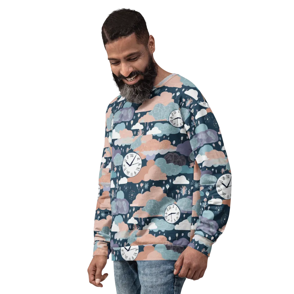 Dreamtime Almanac on Sweatshirt — Left Front