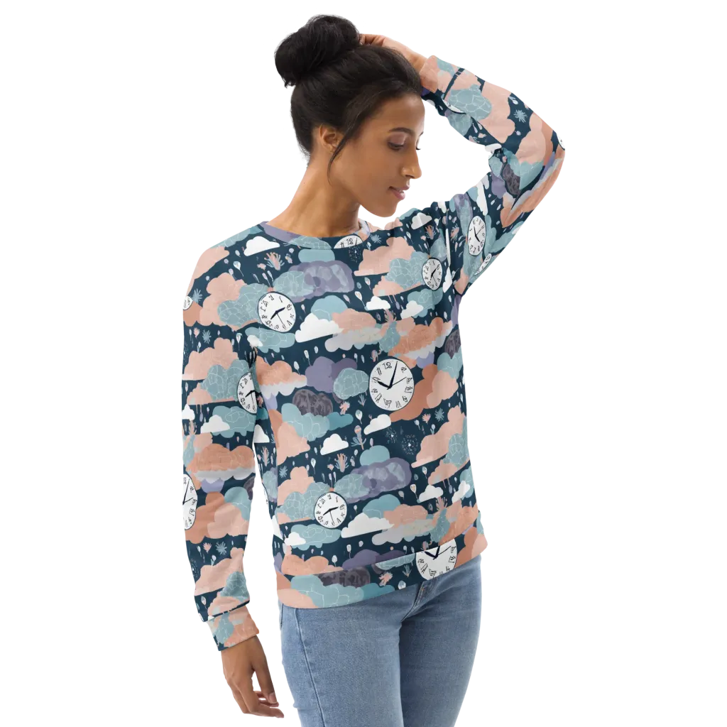 Dreamtime Almanac on Sweatshirt — Right Front