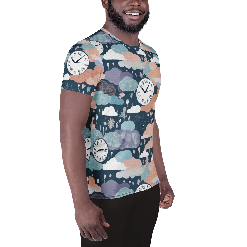 Dreamtime Almanac on Men's Athletic T-Shirt — Right