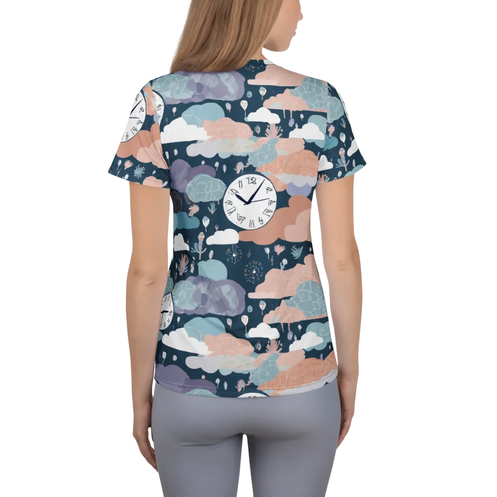 Dreamtime Almanac on Women's Athletic T-Shirt — Back