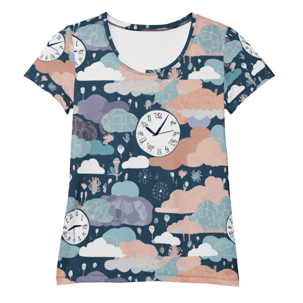 Dreamtime Almanac on Women's Athletic T-Shirt — Front