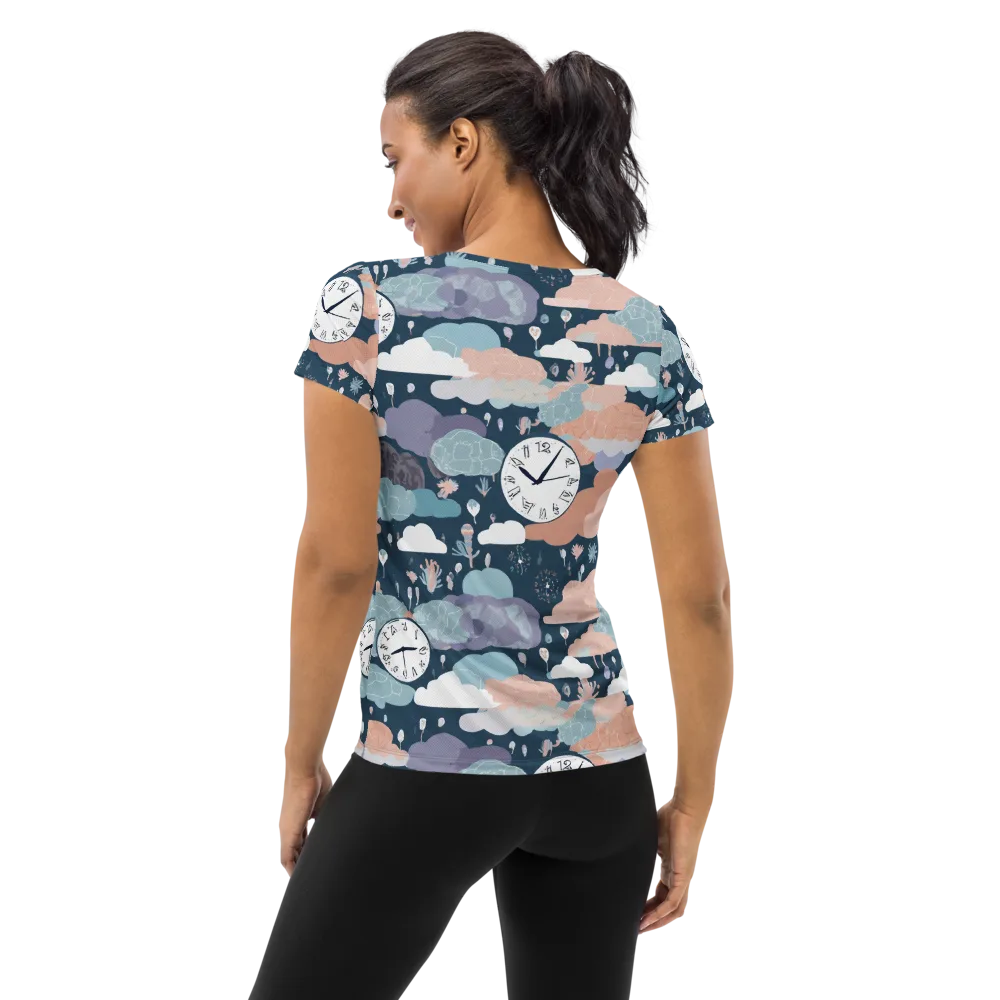 Dreamtime Almanac on Women's Athletic T-Shirt — Back