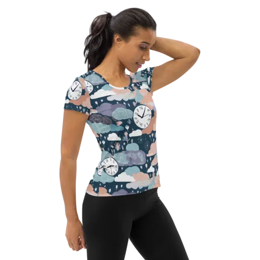Dreamtime Almanac on a Women's Athletic T-Shirt