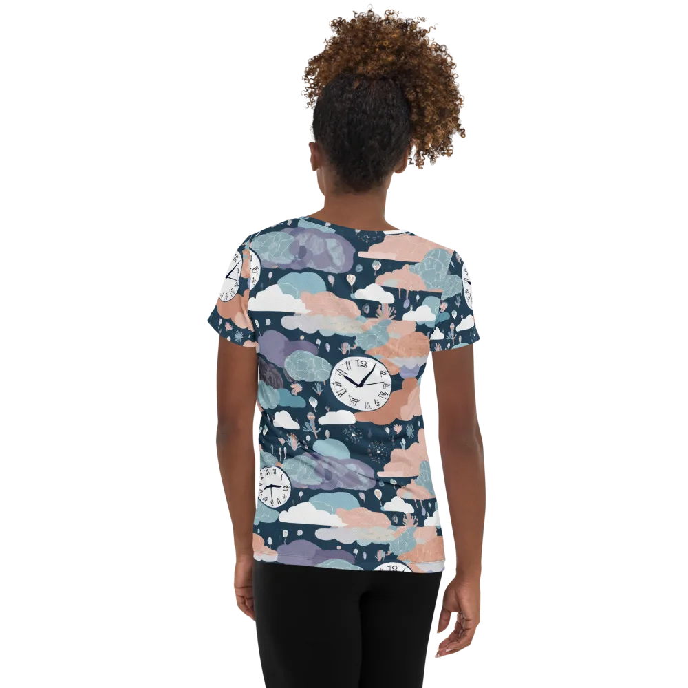 Dreamtime Almanac on Women's Athletic T-Shirt — Back
