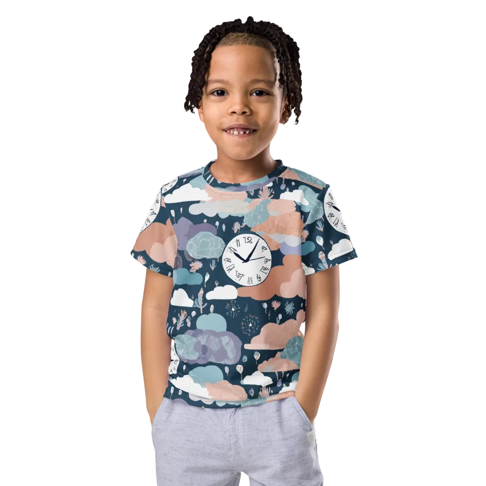 Dreamtime Almanac on Kids Crew Neck T-Shirt — Front