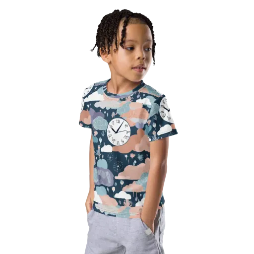 Dreamtime Almanac on a Kids Crew Neck T-Shirt