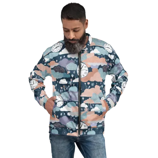 Dreamtime Almanac on a Bomber Jacket