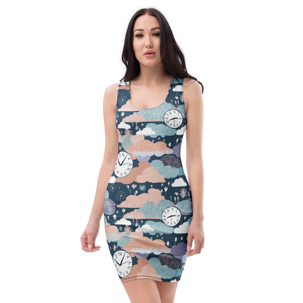 Dreamtime Almanac on Bodycon Dress — Front