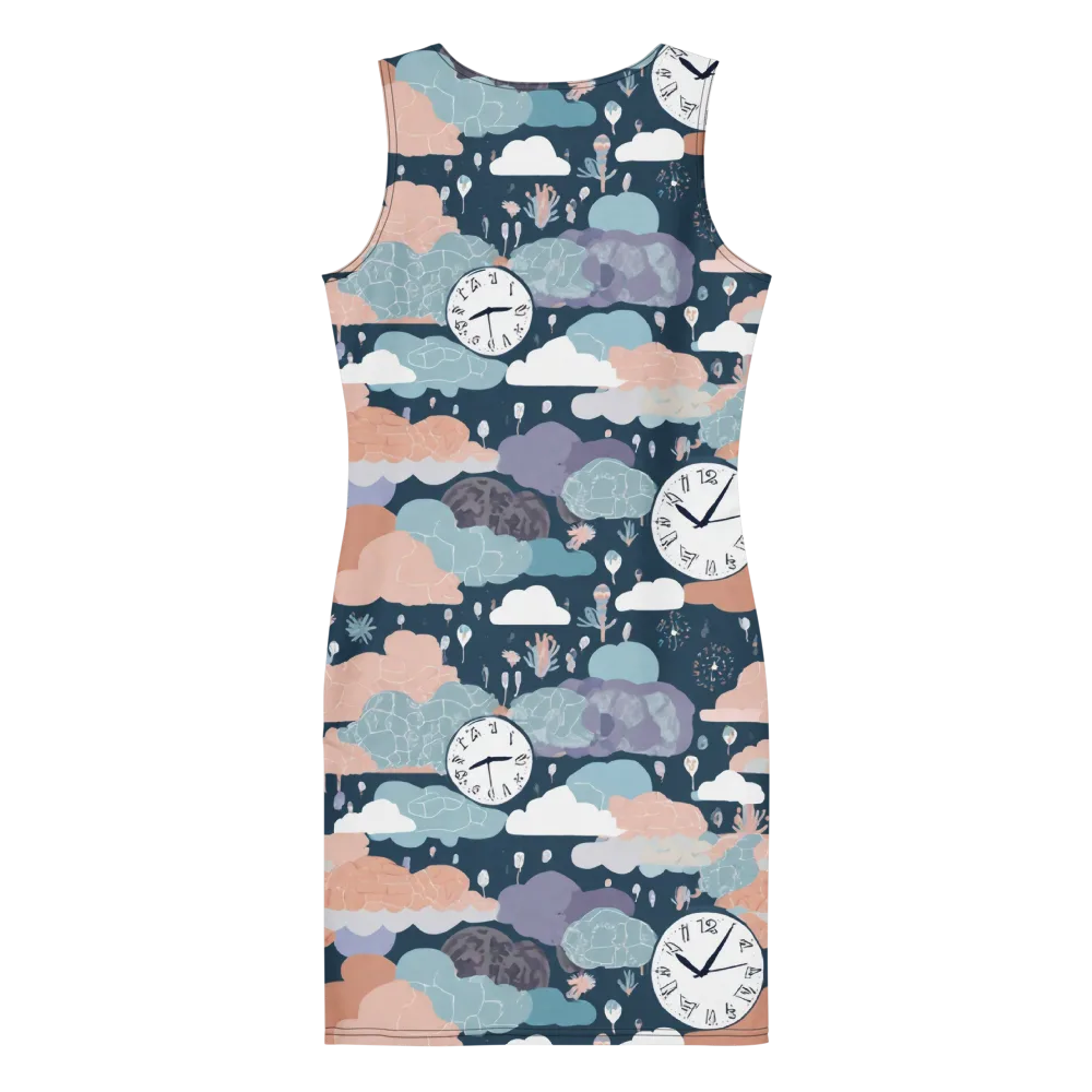 Dreamtime Almanac on Bodycon Dress — Back