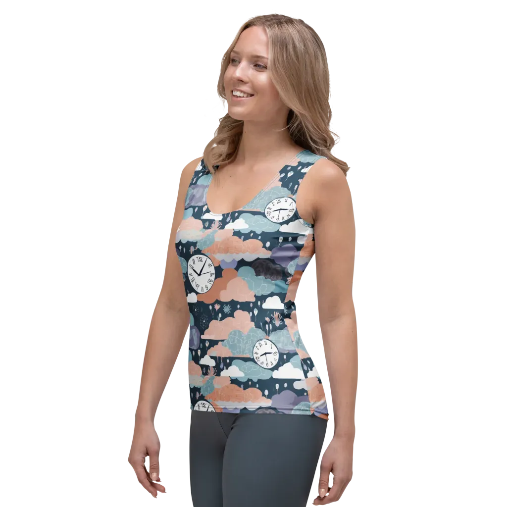 Dreamtime Almanac on Women's Tank Top — Left Front